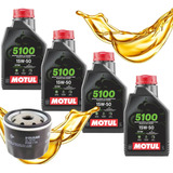 Kit Troca Oleo E Filtro Bmw R1200 Gs Motul 5100 15w50