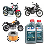 Kit Troca Oleo E Filtro Cbx250 Twister Cb300 Xre Mobil 10w30