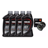 Kit Troca Oleo E Filtro Triumph Tiger 800 Yamalube 10w40