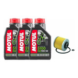 Kit Troca Oleo E Filtro Yamaha Xt 660 Motul 5100 15w50