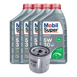 Kit Troca Oleo Ford Ka Rocam 1 0 5w30 Mobil 4 Litros
