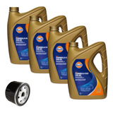 Kit Troca Óleo Gulf 10w40 Sintético Triumph Tiger 800xrx
