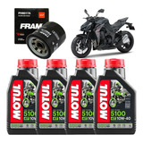 Kit Troca Oleo Motul 5100 10w40 Filtro Fram Kawasaki Z1000