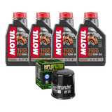 Kit Troca Óleo Motul Filtro Honda Vt 1100 Shadow 1989 1998
