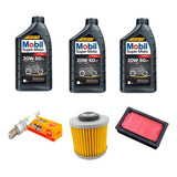 Kit Troca Oleo Revisao Tenere Xt 600 Oleo 20w50 Mobil