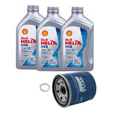 Kit Troca Óleo Shell 5w30 Filtro Hb20 hb20s 1 0 2012 2019