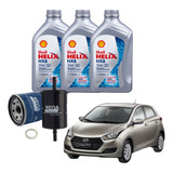 Kit Troca Óleo Shell Filtro Óleo Comb Hb20 1 0 2013 A 2019
