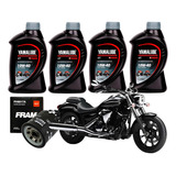 Kit Troca Oleo Yamaha Xvs 950 a midnight star Yamalube 10w40