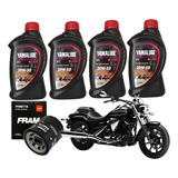 Kit Troca Oleo Yamaha Xvs 950 a midnight star Yamalube 20w50