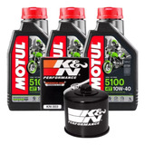 Kit Troca Óleo Z400 5100 10w40 Filtro K n Kn303 Todas 