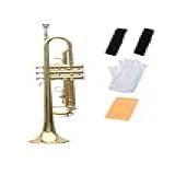 Kit Trompete Tivoli Si Bemol Bb Laqueado Estojo Case Luxo