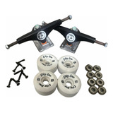 Kit Truck Cl Rodas 55 Rolamento Abec Parafuso De Base