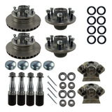 Kit Truck Eixo Freio Cubo Silverado 2000kg Reboque Trailher