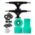 Kit Truck Longboard 180mm Invertido + Rodas Long 70mm Branca