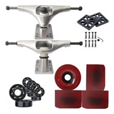 Kit Truck Simulador De Surf Rodas 70mm Rolamentos E Pads