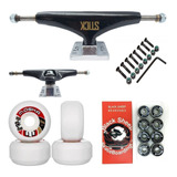 Kit Truck Stick Roda Moska 52 Mm Rolamento Black Sheep Pf