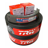 Kit Trw Tambor Burrinho Lona Freio Vw Fusca 75 76 81 84