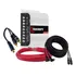 Kit Ts400x4 Som Automotivo T400 Watts Fio Rca + Cabo Bateria 6mm + Cabo Rca + Cabo Y Cor Branco