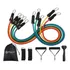 Kit Tubing Pro Elástico Extensor 11 Peças 68kg Bravus Sport