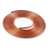 Kit Tubo De Cobre Flexível 1 4 E 3 8 Panqueca C 15 Metros