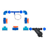 Kit Tubo De Venturi 1 1 2 50mm C Filtro Cavalete Irrigação