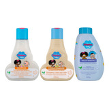 Kit Turma Da Mônica Baby Cachinhos Sh Cond Talco Lavanda