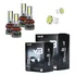 Kit Ultra Led Nano H4 22000 Lumens 6500k Alto Baixo Milha
