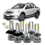 Kit Ultra Led Vw Saveiro Cross G6 g7 g8 13 23 22000lm 6500k