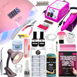 Kit Unha Acrigel Fibra Cabine Lixa Kit Gel Acrygel
