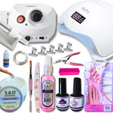 Kit Unha Gel Alongamento Completo Profissional Preparadores