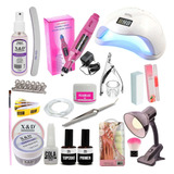Kit Unha Gel Completo Fibra Kit Unhas Gel X d Xed Xd
