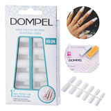 Kit Unha Postiça Natural Longa Tips Alongamento Unhas 48 Un