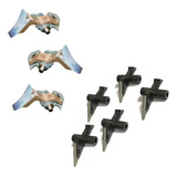 Kit Unha Rolo Pressão E Fusor Konica C224 C284 C364 C258 308