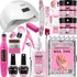 Kit Unhas De Gel Cabine Lixadeira Alongamento Extensão