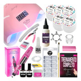 Kit Unhas Gel Acrigel Fibra Porcelana Completo Cpt Dapen
