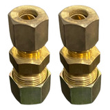 Kit União Redutora Porca Anilha Compressão 3 8 X 1 4 Tubo