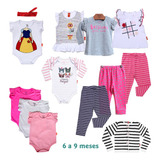 Kit Único 20 Peças Roupas Infantil Menina Atacado