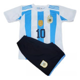 Kit Uniforme Infantil Messi