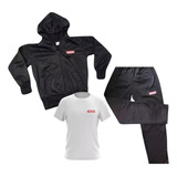 Kit Uniforme Sesi Bordado Agasalho E Calça E Camisa 8 Ao 16