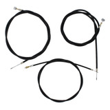 Kit Universal De Cabos De Freio Embreagem E Acelerador Para