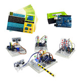 Kit Uno Para Arduino Completo Iniciante Projetos Sensores
