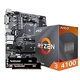 KIT UPGRADE AMD RYZEN 3 4100 PLACA MÃE A520M 16GB DDR4 NEOLOGIC NLI84720
