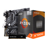 Kit Upgrade Amd Ryzen 7 5700g Placa Mae A520m e Prime Asus