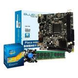 Kit Upgrade Core I3 + Placa Mãe Lga 1155 + 8gb Ddr3 Cor Azul