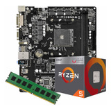 Kit Upgrade Gamer Amd Ryzen 5 5600g Mb A520 16gb Ddr4