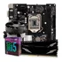 Kit Upgrade Gamer Intel I5-8400 + Cooler + H310 + 16gb Ddr4 Cor Preto