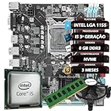 Kit Upgrade Intel Core I5 Placa Mãe Lga 1155 8GB Ram DDR3 Cooler Pasta Térmica