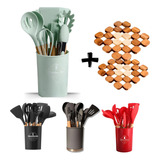 Kit Utensilios Cozinha Silicone