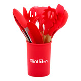 Kit Utensilios De Cozinha 12 Peças Completo Silicone