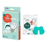 Kit Vacina Xo Febre Adesivo Gel Pikluc Alivia Dor Vacina
